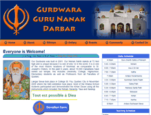 Tablet Screenshot of montrealgurudwara.com